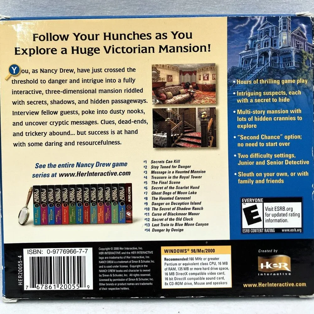 Nancy Drew: Message in a Haunted Mansion #03